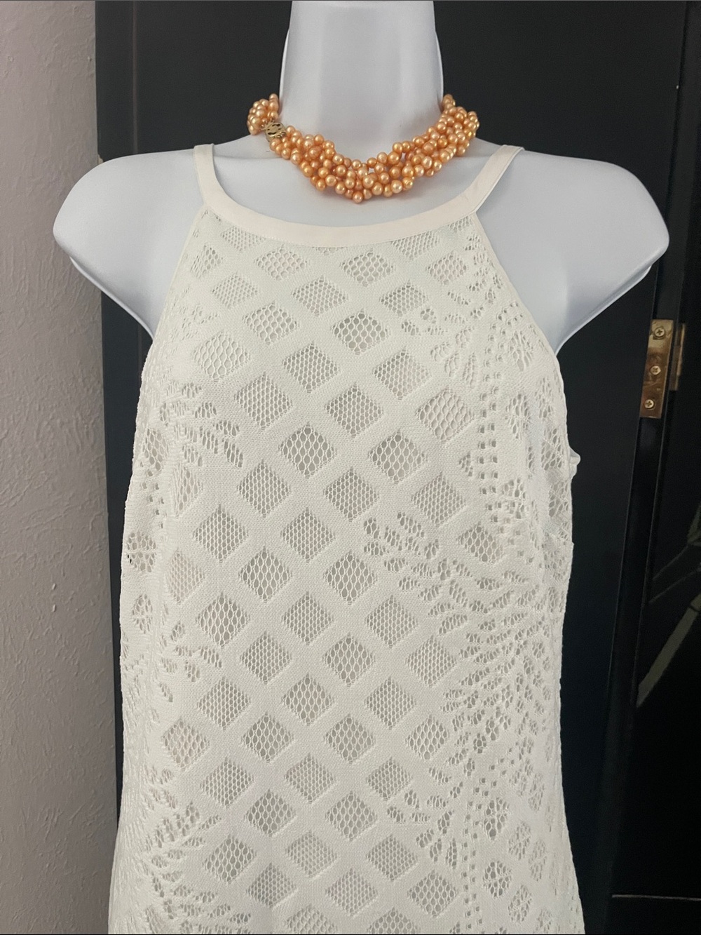 Lilly Pulitzer White Lace Halter Maxi Dress - Picture 2 of 6